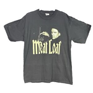 Vintage Meat Loaf Welcome To The Neighborhood T Shirt XL Black Single Stitch